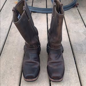 Frye harness boots